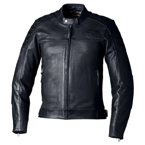 Image of RST Iom Tt Brandish 2 Ce Mens Leather Jacket Black 46