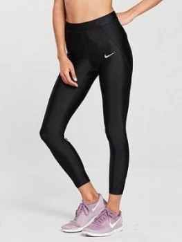 Image of Nike Running Speed Just Do It 78 Tight Black Size S Women