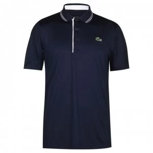 Image of Lacoste Side Logo Polo Shirt - Navy