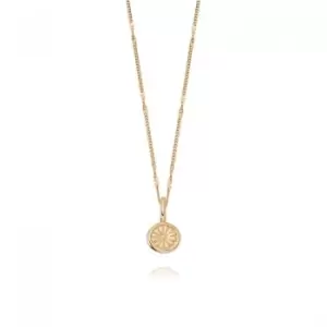 Image of Daisy Bloom Mini Pendant 18ct Gold Plated Necklace DN01_GP