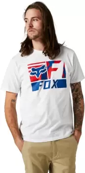Image of FOX RWT Box Premium T-Shirt, white, Size L, white, Size L