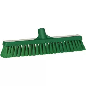 Image of Vikan Broom, width 410 mm, soft, pack of 10, green