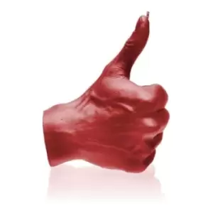 Image of Hand OK Thumbs Up Candle &ndash; Red