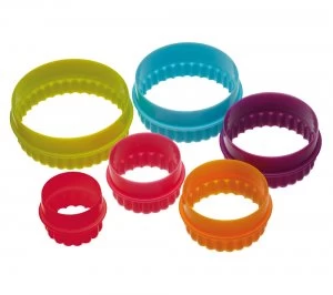 Image of Colourworks Round Cookie Cutters 5 Pieces