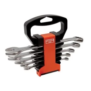 Image of Bahco Chrome Polished Combination Spanner Set, 5 Piece