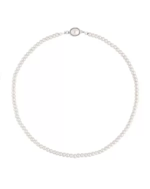 Image of Jon Richard Cream Pearl Clasp Necklace