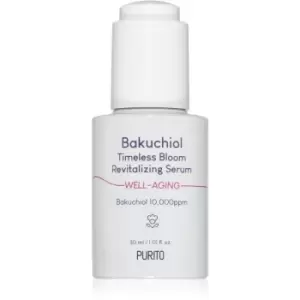 Image of Purito Bakuchiol Timeless Bloom intense revitalising serum to restore skin firmness 30ml