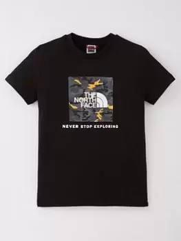 Image of The North Face Short Sleeve Box Tee - Black
