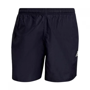 Image of adidas Solid Swim Shorts Mens - Legend Ink