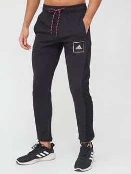 Image of Adidas Velour Side Pants - Black