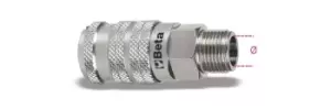 Image of Beta Tools 1917JM 1/4 Asian Profile Ball Quick Coupler Male Thread BSP 1/4"