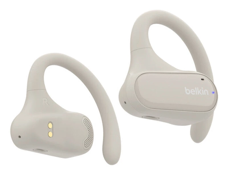 Image of Belkin Soundform Clearfit Open-Ear Wireless Earbuds - Black