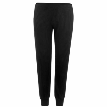 Image of Biba Ribbed Lounge Jogging Pants - Black