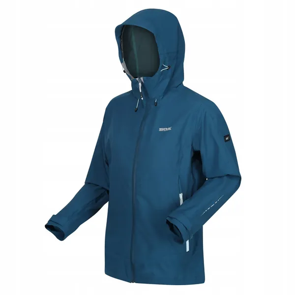 Image of Regatta Womens Okara Full Zip Waterproof Breathable Coat 12 - Bust 36' (92cm) Moroccan Blue RWW433-4VK-12