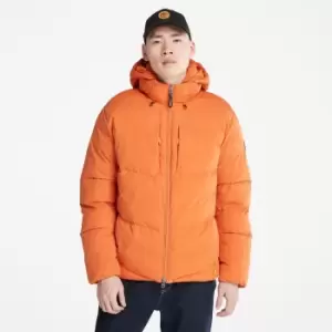 Image of Timberland Neo Summit Hooded Jacket For Men In Brown Orange, Size M