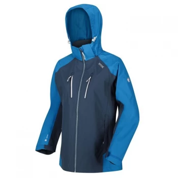 Image of Regatta Womens Calderdale IV Waterproof Jacket - DkDen/BluAst