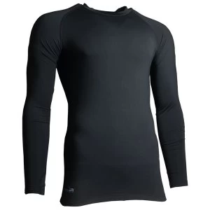 Image of Precision Essential Base-Layer Long Sleeve Shirt Black - M Junior 26-28"
