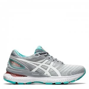 Image of Asics Gel-Nimbus 22 Womens Running Shoes - Grey/White