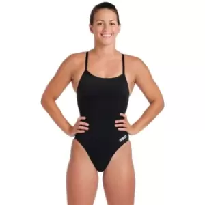 Image of Arena Team Swim Challenge Solid Womens - Black