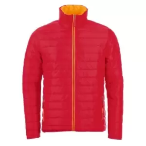 Image of SOLS Mens Ride Padded Water Repellent Jacket (S) (Red)