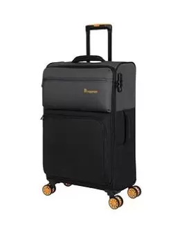Image of IT Luggage Duo Tone Medium Pewter/Black 8 Wheel Suitcase