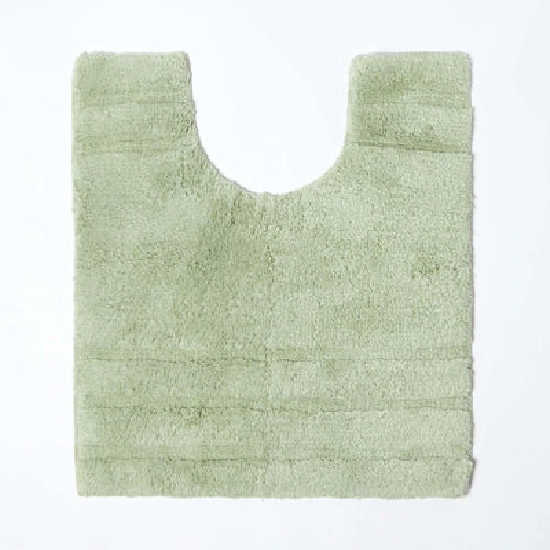 Image of Homescapes Spa Supreme Luxury Pedestal Mat Green