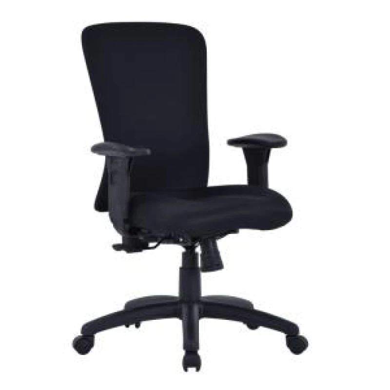 Image of Fortis Bariatric TaskManager Chair with Integrated Lumbar Support - NTDSBCFK360BK