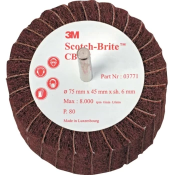 Image of 3M - 03771 75X45X6 P80 450 Combi - Wheel