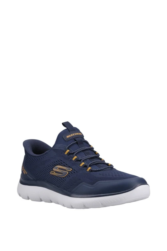 Image of Skechers Mens Summits Top Rate Trainers in Navy Size: 8 Navy Male 8