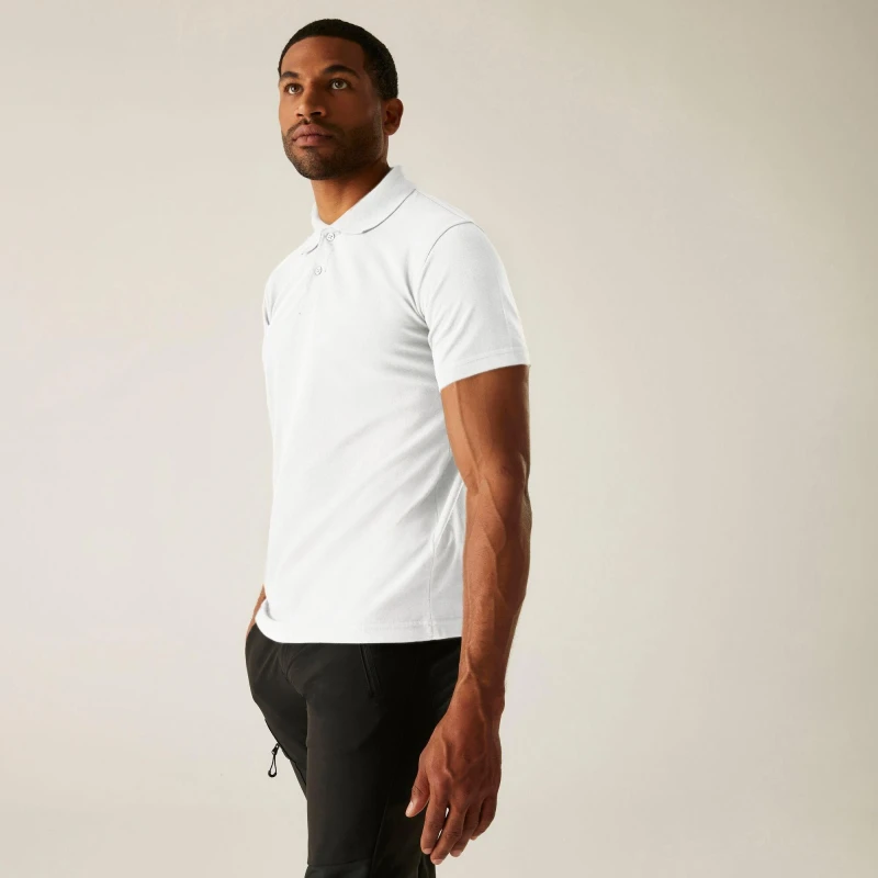 Image of Regatta Mens Pro 50/50 Pique Polo White male S