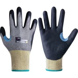 Image of Cut Resistant Gloves, Pu Coated, Black/Yellow, Size 8