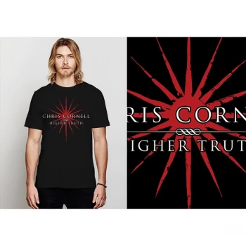 Image of Chris Cornell - Higher Truth Unisex Medium T-Shirt - Black