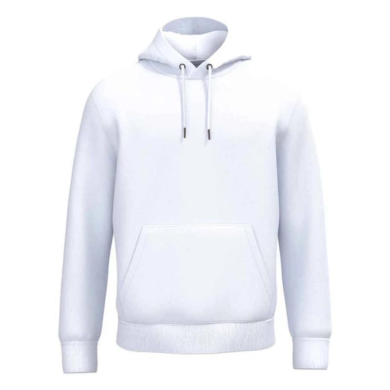 Image of Native Spirit Mens Plain Hoodie in White Size: XS White Male XS