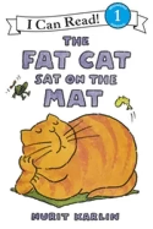 Image of fat cat sat on the mat