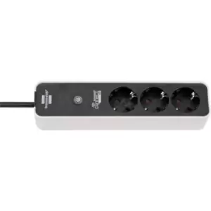 Image of Brennenstuhl 1153230620 WiFi power strip 3x Black, White PG connector