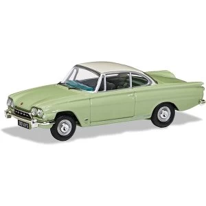 Image of Corgi Ford Consul Capri 335 Lime Green & Ermine White Diecast Model