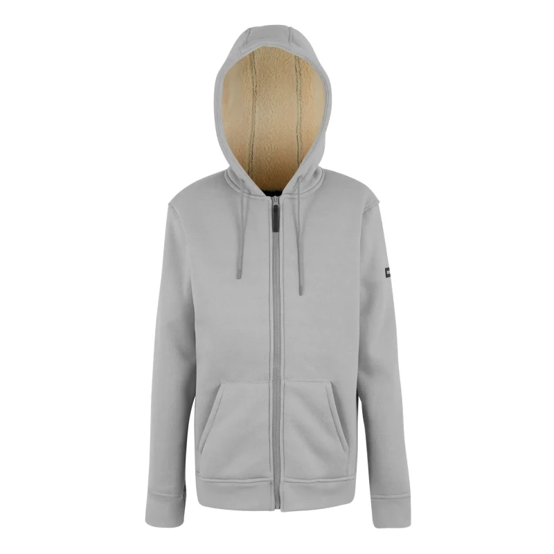 Image of Regatta Regatta Men Naddle Hooded Full-Zip Insulating Active Fleece in Grey Size: 2X-large Grey XXL Male 5063516104032
