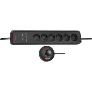 Image of Brennenstuhl 1159450616 Power strip (+ switch) 6x Black