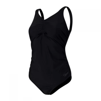 Image of Speedo Essential U-Back Maternity Swimsuit Black - Black