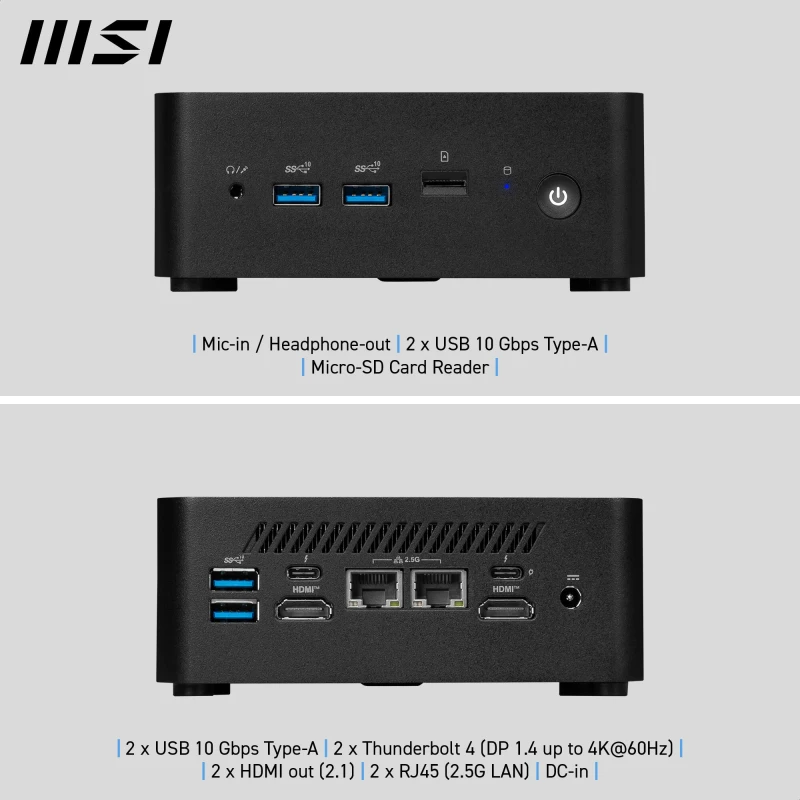Image of MSI Cubi NUC 1M Core 3 100U Mini PC Barebone