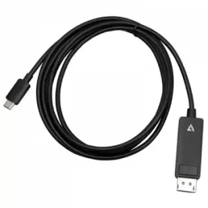 Image of V7 V7USBCDP14-2M DisplayPort USB Type-C Black