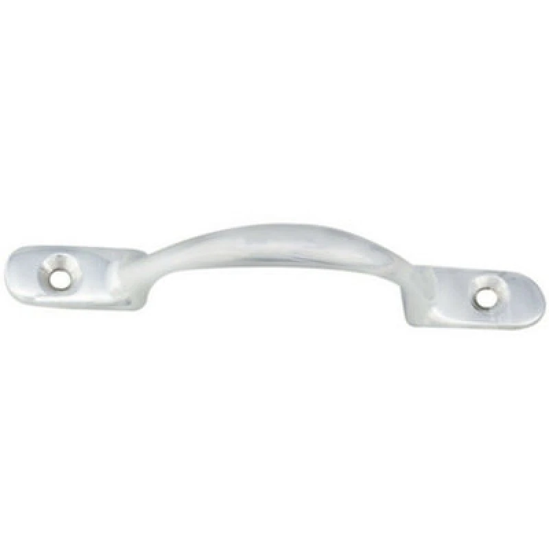 Image of Loops Sash Window Bow Shaped Lift Handle 158 x 12mm 30mm Proj Polished Chrome Multi unisex