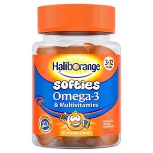 Image of Haliborange Orange Omega-3 Softies 30