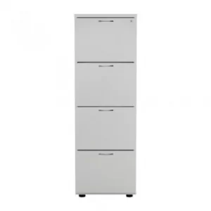 Image of Jemini White 4 Drawer Filing Cabinet KF78667