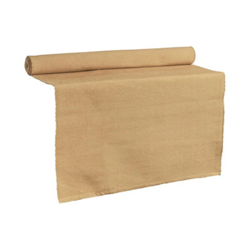 Image of Nicola Spring Cotton Fabric Table Runner - 48Cm X 183Cm - Beige