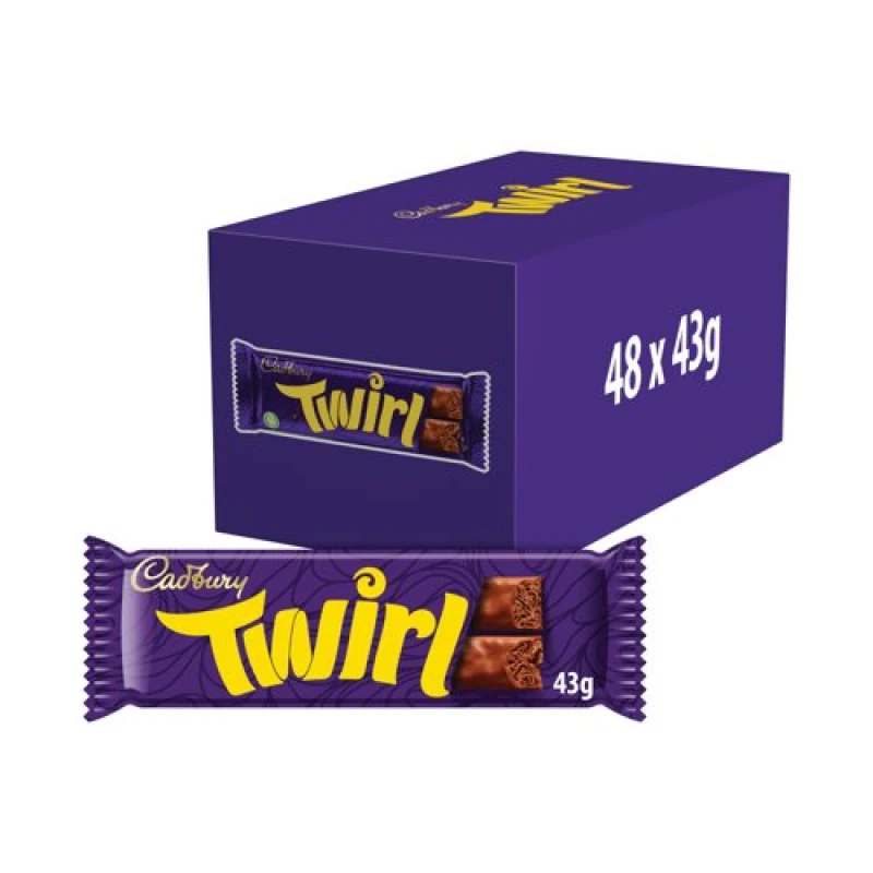 Image of Cadbury Cadbury Twirl 43g (48 Pack) 611498 611498