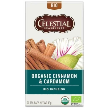 Image of Organic Cinnamon & Cardamom Tea - 20 Bags - 91063 - Celestial