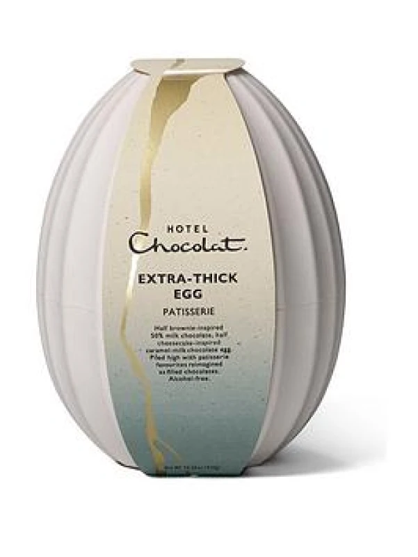Image of Hotel Chocolat Extra Thick Easter Egg - Patisserie, 410 per Pack