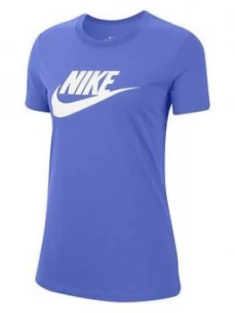 Image of Nike Nsw Essential Icon Futura T-Shirt - Sapphire