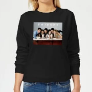 Image of Friends Milkshake Womens Sweatshirt - Black